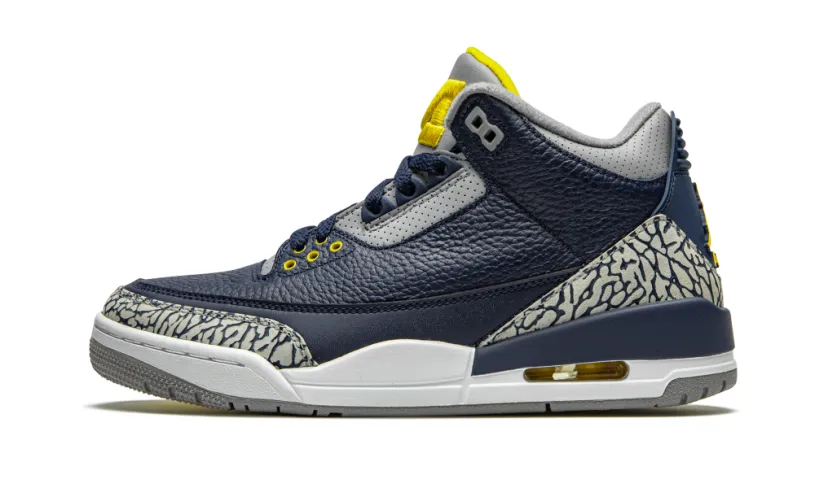 Air Jordan 3 Air Jordan 3 Retro PE 'Michigan'